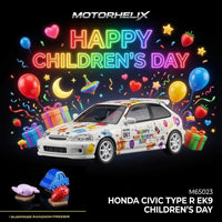 MOTORHELIX 1/64 Honda Civic TYPE R (EK9) Children‘s Day Limited Edition M65023