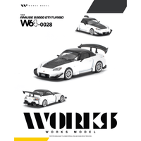 (PRE-ORDER) Honda Amuse S2000 GT1 Turbo White Works Model 1/64 W640028