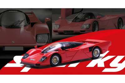 Porsche 1993 Dauer 962 Red Sparky Tiny Exclusive 1/64