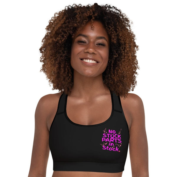 No Stock Parts in Stock Padded Sports Bra