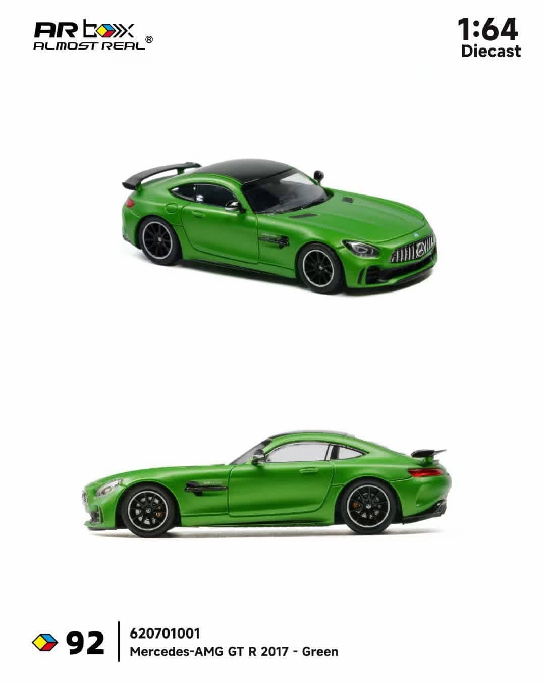 Mercedes-AMG GT R 2017 Green CTE 2026 | Almost Real 1/64 620701001