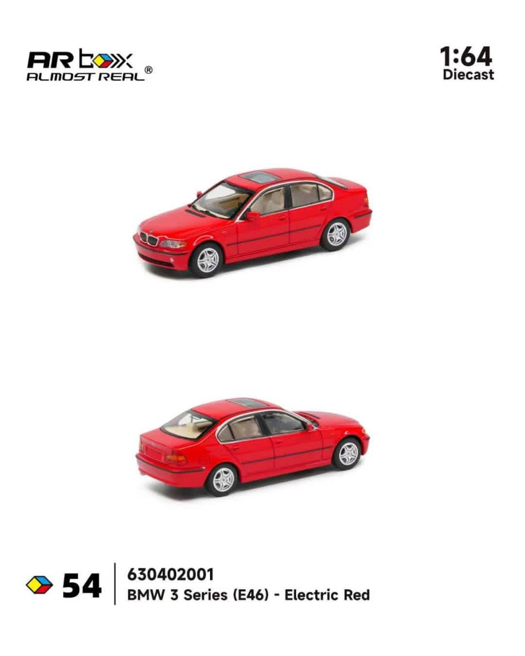 BMW 3 Series E46 Electric Red | Almost Real 1/64 630402001