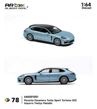 Porsche Panamera Turbo Sport Turismo (G2) Azzurro Thetys Metallic CTE 2026 | Almost Real 1/64 646001001
