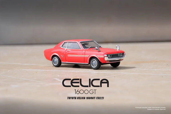 Toyota Celica 1600GT TA22 Red Inno64 1/64 scale