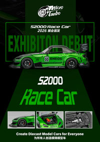 Custom Honda S2000 Metallic Green Micro Turbo 1/64 scale