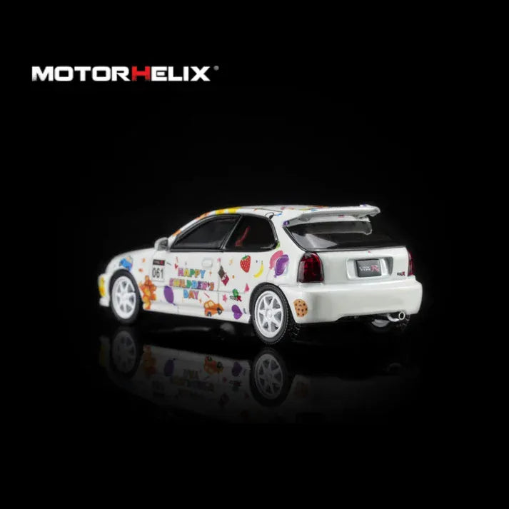 MOTORHELIX 1/64 Honda Civic TYPE R (EK9) Children‘s Day Limited Edition M65023