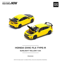 Honda Civic Type-R FL5 Yellow Pop Race 1/64 scale