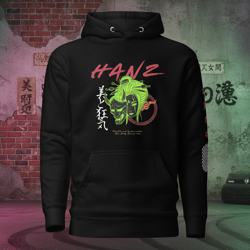 Beauty and Madness Hoodie Black JDM