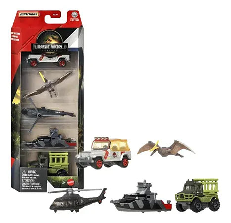 All-Terrain patrol Jurassic World 5 Pack Matchbox 1/64