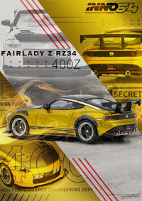 TOP SECRET FAIRLADY Z (RZ34) Gold Inno64