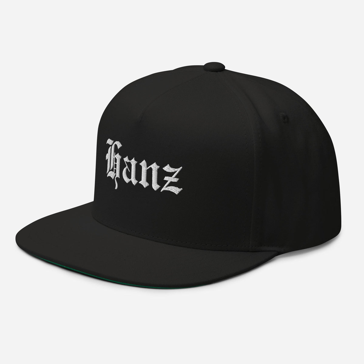 Hanz Streets Flat Bill Hat Black