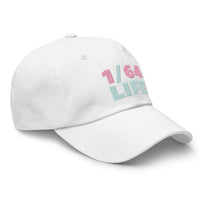 Dad hat 1/64 Life Pink Flamingo on White