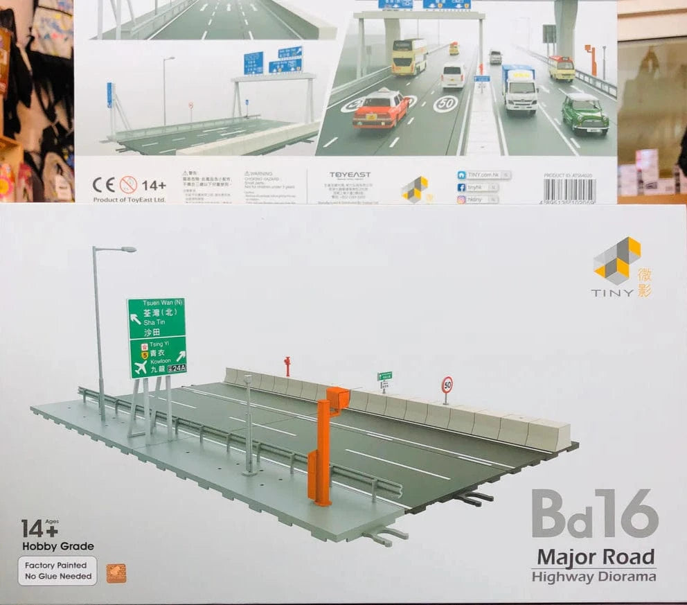 Tiny City Bd16 Major Road Diorama 1/64 scale