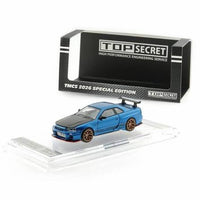 Nissan Skyline R34 BNR34 Bayside Blue Top Secret TMCS 2026 Exclusive Numbered 542/1000 K3 1/64