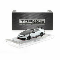 Nissan GT-R R35 Pearl White Top Secret TMCS 2026 Exclusive Numbered 517/1000 K3 1/64