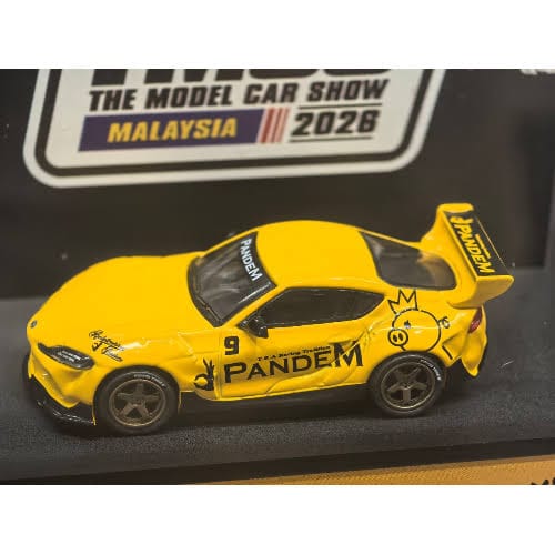 Toyota Supra Pandem Rocket Bunny Yellow TMCS 2026 Works Model 1/64
