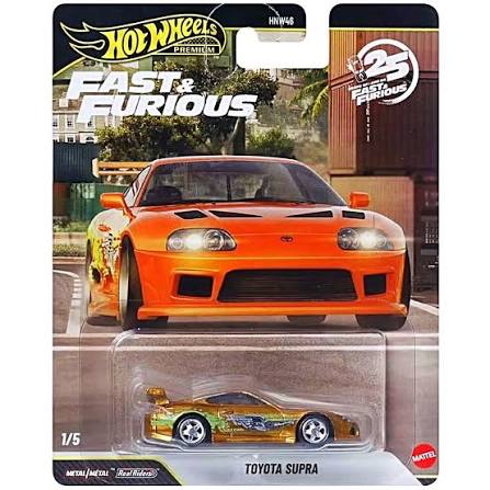 Fast & Furious Toyota Supra Chrome Orange Chase 25th Anniversary JHW78