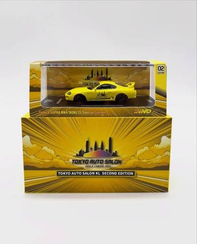 Toyota Supra MK4 Mate Frost Yellow Tokyo Auto Salon Kuala Lumpur TASKL 20265 Inno64 Special Edition