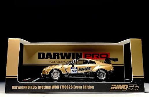 Nissan GT-R R-35 DarwinPRO Lifetime WBK TMCS 2026 Event Exclusive Limited Edition Inno64 1/64 scale