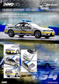 INNO64 Nissan R33 Le Mans Pace Car 1997 1:64 | Hanz Driven IN64-R33-LMPC