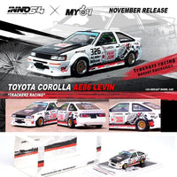 Toyota Corolla AE86 Levi in Trackerz Racing Inno64 1/64 scale