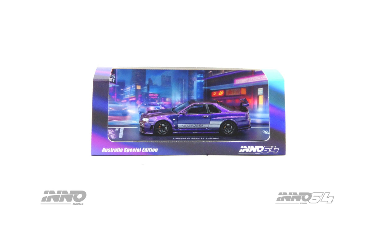Nissan Skyline GT-R R34 Z-Tune ENDGAME Australia Special Edition Inno64 1/64 scale diecast model car