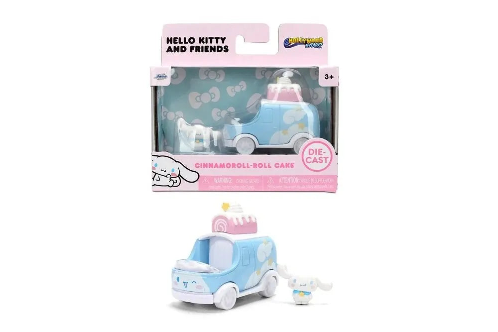 Cinnamoroll Roll Cake Car & Figure | Jada Hello Kitty 85338-Cinnamorol