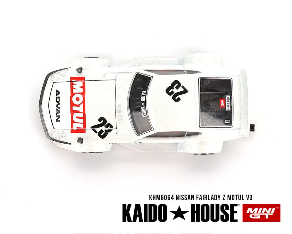 Kaido House Mini GT Fairlady Z Motul V3 White Limited Edition 1/64 scale KHMG064