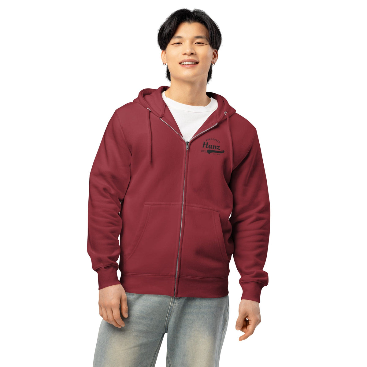 Hanz Basic Premium Full Zip Hoodie