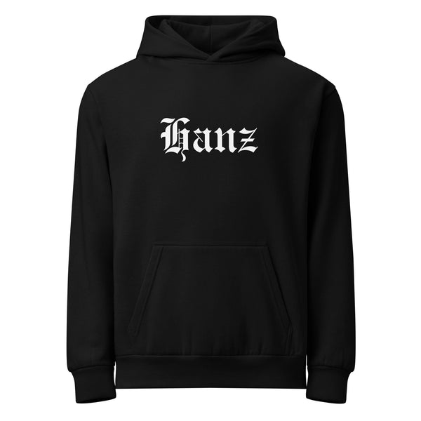 Hanz Urban Heavyweight Hoodie Black