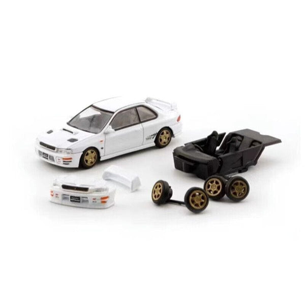 Subary Imprenza WRX GC8 Typr R RHD White BMC 1/64