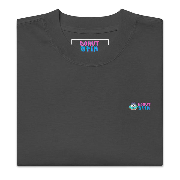 Cute Donut Spin 1st Edition Oversized faded t-shirt