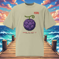Demon Fruit One Piece Oversized faded t-shirt