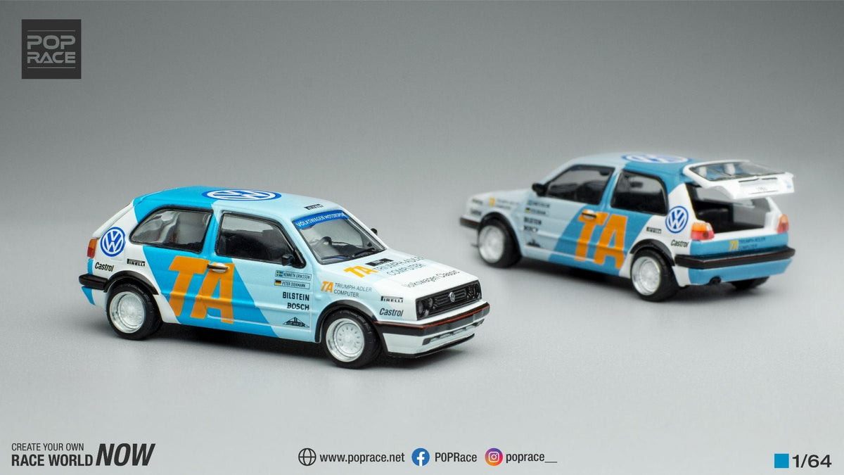 Volkswagen Golf GTI MK2 WRC 1986 Pop Race 1/64 scale