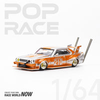 Skyline C210 Kaido Racer Bosozoku Style Orange Silver Pop Race 1/64