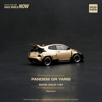 Toyota Pandem GR Yaris Satin Gold Pop Race 1/64 scale