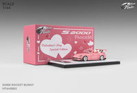 Custom Honda S2000 Pink Valentines day Micro Turbo 1/64 scale