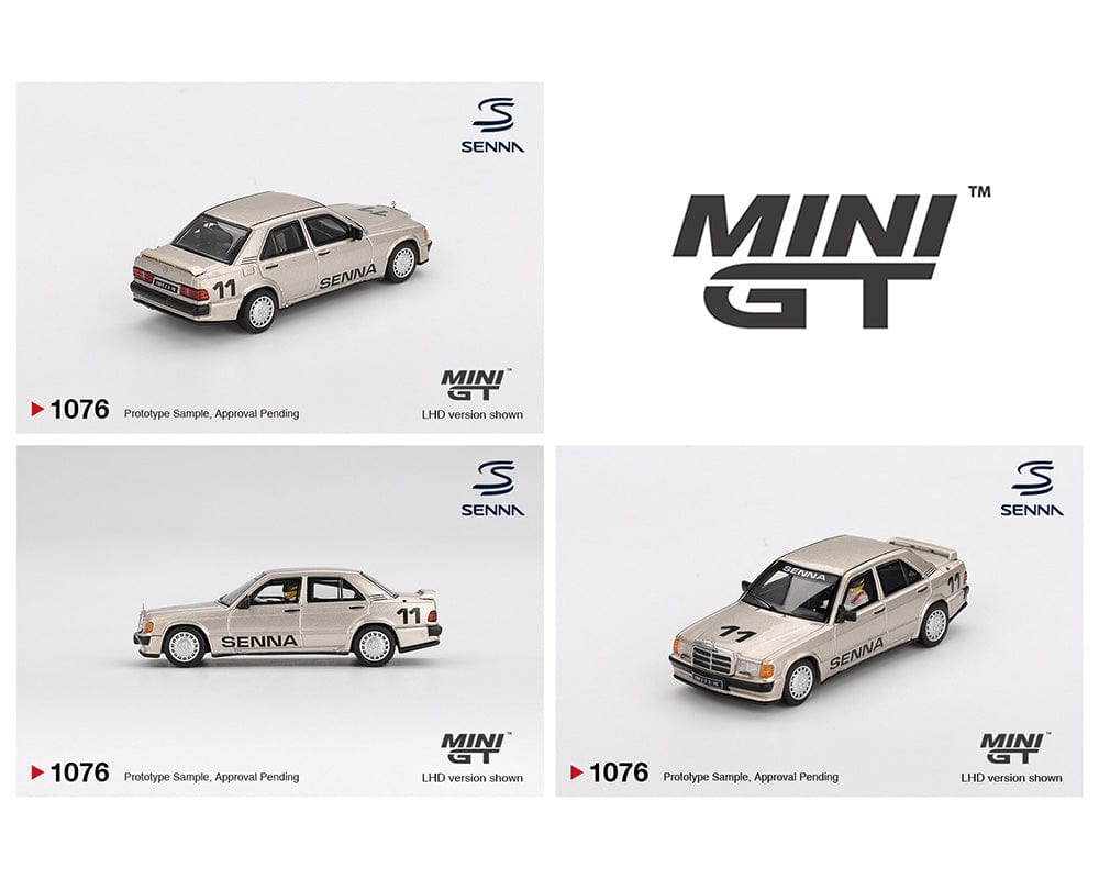 Mercedes-Benz 190 E 2.3-16 #11 Ayrton Senna 1984 Nürburgring Race of Champions w/ Figure