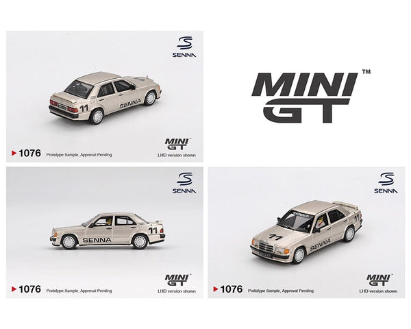 Mercedes-Benz 190 E 2.3-16 #11 Ayrton Senna 1984 Nürburgring Race of Champions w/ Figure