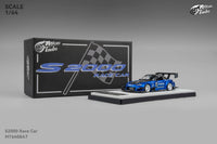 Custom Honda S2000 Racing Candy Blue Micro Turbo 1/64 scale
