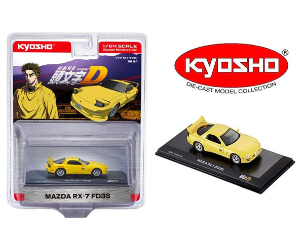 Initial D 3 car Set Kyosho Trueno RX-7 R-32