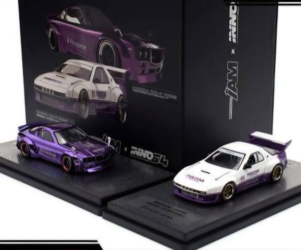 2-Pack Mazda RX-7 FC3S & FD3S IAM Singapore Event Exclusive Inno64 1/64 scale