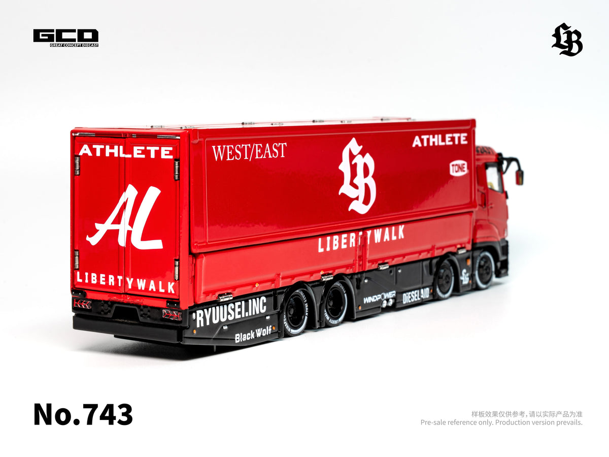 Super Silhouette Red/Black Mitsubishi Fuso Truck (RHD) LBWK GCD