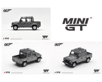 (Pre-order) James Bond 007 Land Rover Defender 110 Crew Cab “Skyfall”- English Packaging Limited Edition Mini GT