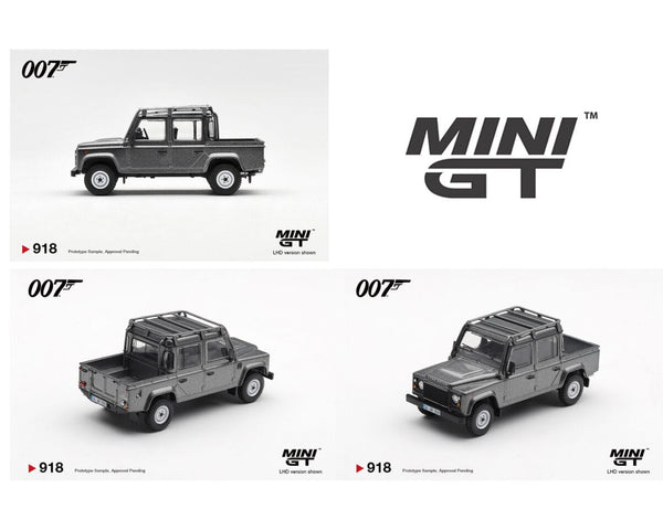 (Pre-order) James Bond 007 Land Rover Defender 110 Crew Cab “Skyfall”- English Packaging Limited Edition Mini GT