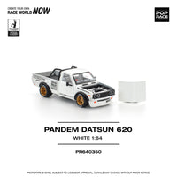 (Pre-order) Pick up truck Pandem Datsun 620 White 1/64 scale Pop Race