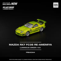 (Pre-order) Mazda RX-7 FC3S Re-Amemiya Luminous Green 1/64 Pop Race