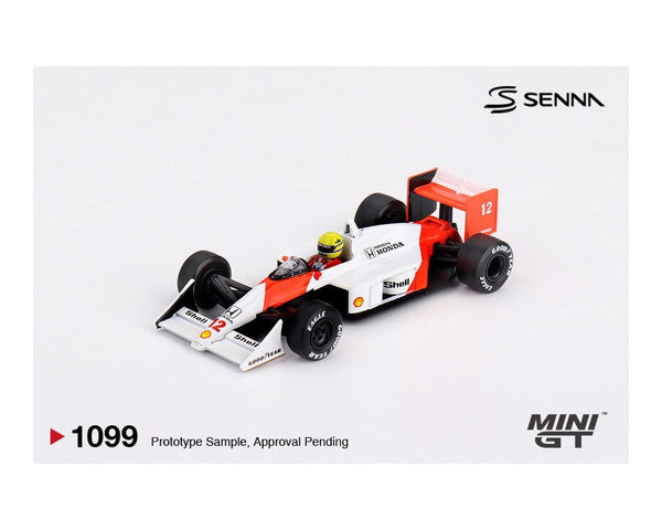 (Pre-order) McLaren MP4/6 #1 Ayrton Senna 1991 Japanese Grand Prix 2nd Place Limited Edition Mini GT