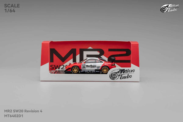 Custom Toyota MR2 Marlboro Micro Turbo 1/64 scale