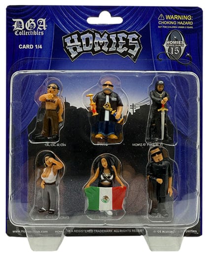 Homies Figures 1.75″ Series 15 Quince 1/4 Assortment 6 Figures 2026 Release